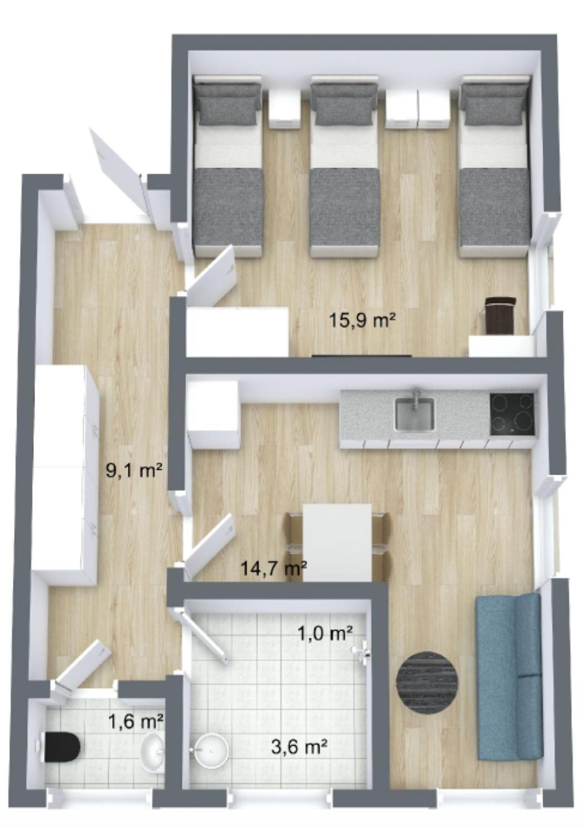 Wuerzburg Altbau-Citylofts ภายนอก รูปภาพ